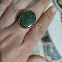 انگشتر عقیق سبز قدیمی|جواهرات|قم, شهرک امام حسین|دیوار