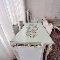 میز نهارخوری۶ نفره چوبی منبت کاری|میز و صندلی غذاخوری|مشهد, الهیه|دیوار