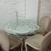 میزناهارخوری شیشه ای