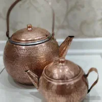 کتری قوری مس زنجان|قوری، کتری، قهوهساز دستی|قزوین, |دیوار