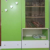 کمد چند کاره|کتابخانه، شلف، قفسههای دیواری|بهشهر, |دیوار