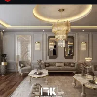دکوراسیون  داخلی کابینت کناف نقاشی کاغذ دیواری|خدمات پیشه و مهارت|کرمانشاه, |دیوار