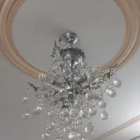 لوستر چهارشاخه برنجی