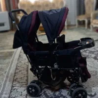 کالسکه دوقلویی در حد نو با قیمت خوب|کالسکه و لوازم جانبی|محمدشهر, سیدآباد|دیوار