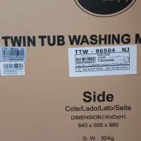 لباس شویی نیمه اتوماتیک کرال