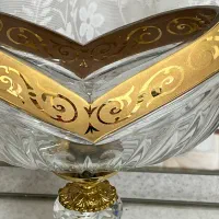 دوعدد شکلات خوری طلاکوب کریستال|ظروف سرو و پذیرایی|تهران, سردارجنگل|دیوار