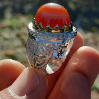 انگشتر نقره تمام شبکه