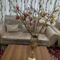 گل مصنوعی وگلدان