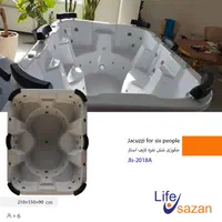 جکوزی 6 نفره نشیمن دار