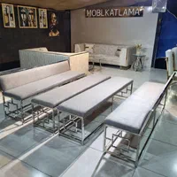 نیمکت اداری صندلی مغازه کافه فلزی جدیدمیزاستیل پاف|صندلی و نیمکت|تهران, بازار|دیوار