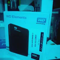 هارد اکسترنال WD ELEMENTS 500 گیگبایت پلمپ