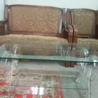 مبلمان نیم ست - 4 نفره به همراه میز جلو مبلی|مبلمان خانگی و میز عسلی|تهران, مهران (سیدخندان)|دیوار