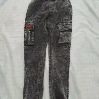 شوار کارگو پسرانه ی برای سن ۱۳ تا ۱۴ سال جین