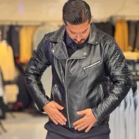 کاپشنی چرم چپ زیپ وارداتی|لباس|تبریز, |دیوار