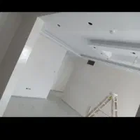 نقاشی ساختمان طرح کاغذدیواری پتینه کاری میکروسمنت