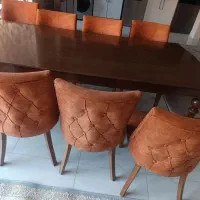 میز ناهار خوری|میز و صندلی غذاخوری|ساری, |دیوار