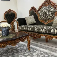 مبل استیل کلاسیک 9 نفره|مبلمان خانگی و میز عسلی|تهران, کوی بیمه|دیوار