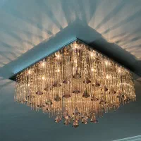 لوستر ۳ حالته کریستال|لوستر و چراغ آویز|تهران, منیریه|دیوار