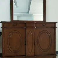 آینه و کنسول چوبی