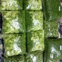 سبزی تازه خرد شده