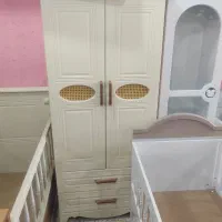 سروی سچوب حصیری سیسمونی کرم سوپر مات|تخت و صندلی بچه|مشهد, توس (بلوار توس)|دیوار