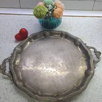 سینی مسی دسته دار