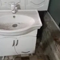 روشویی با میز و شیر