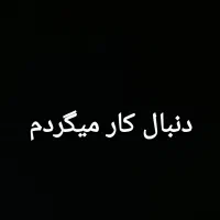 دنبال کار میگردم