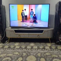 میز تلویزیون درحدنو رنگ طوسی