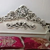 تخت چوبی همراه بادراوروپاتختی ها|تخت و سرویس خواب|مرند, |دیوار