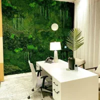 طراحی و اجرای ماس وال (دیوار سبز خزه‌ای)|گل و گیاه طبیعی|تهران, جماران (نیاوران)|دیوار