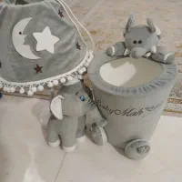 سطل زباله و آباژور اتاق کودک