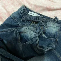 شلوار جین ،بالنی ، ، کنفی ، شافل دمپا راسته