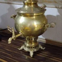 سماور زغالی قدیمی برنز۴.۸۰۰