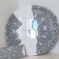 ساعت رزینی جدید|ساعت دیواری و تزئینی|کرمانشاه, |دیوار