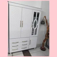 کمد لباس سه درب ، سه کشو ،طبقه خور