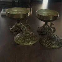 قندان برنز جنس برنز اصل و قدیمی
