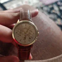 ساعت الگانس بند چرمی