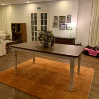 میز ناهاخوری چوبی ۶ نفره