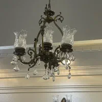 لوستر برنز و دیوار کوب