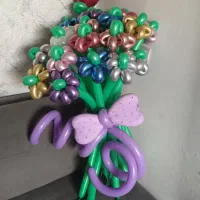 گل بادکنکی|گل مصنوعی|شیراز, قدوسی شرقی|دیوار