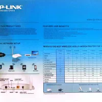 مودم وایرلس روتر دار TP-Link تک پورت وای‌فای|مودم و تجهیزات شبکه|صدرا-فارس, فاز ۱|دیوار