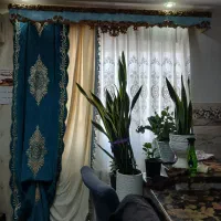 پرده با والون کتیبه