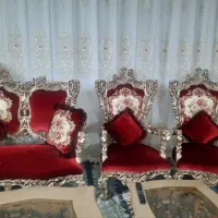 مبلمان ۹ نفره استیل در حدنو سلطنتی با میز عسلی|مبلمان خانگی و میز عسلی|قم, هنرستان|دیوار
