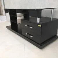 میز زیر تلویزیون شیشه ای طول cm120