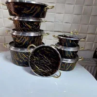 حراج قابلمه ۱۴پارچه طرح ماربل ببری با کیفیت بالا|ظروف پخت‌وپز|مراغه, |دیوار