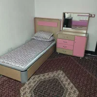 تخت خواب کودک بدون عیب همراه تخت نوزاد