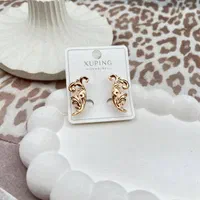 انواع گوشواره های مارک اصلی ژوپینگ با طلا مونمیزنه|بدلیجات|مشهد, طلاب|دیوار