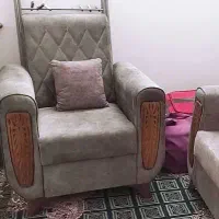 مبل رنگ فیلی ۷ نفره|مبلمان خانگی و میز عسلی|مرودشت, فرهنگ|دیوار