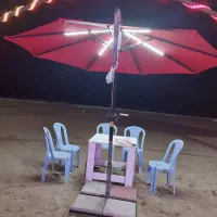 چتر باغی کافه ای ۲ عدد